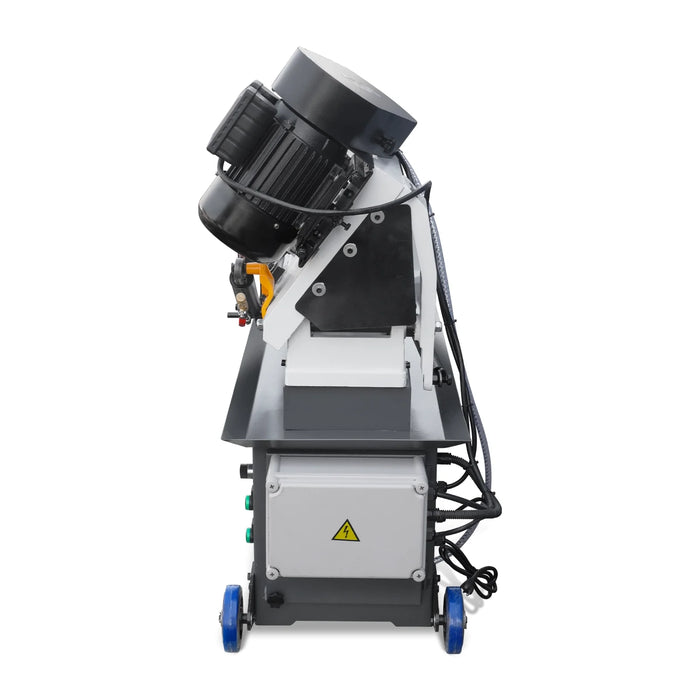 9 Inch Horizontal Metal Cutting Band Saw BS-912B, 4-Speed Adjustable, 1 PH 115V/230V Dual Voltage Pre-Wired 115V, Hydraulic Feed, Coolant System, 0-45° Miter Cutting, Portable Metal Band Saw for Steel, Stainless Steel, Aluminum, Metal Fabrication