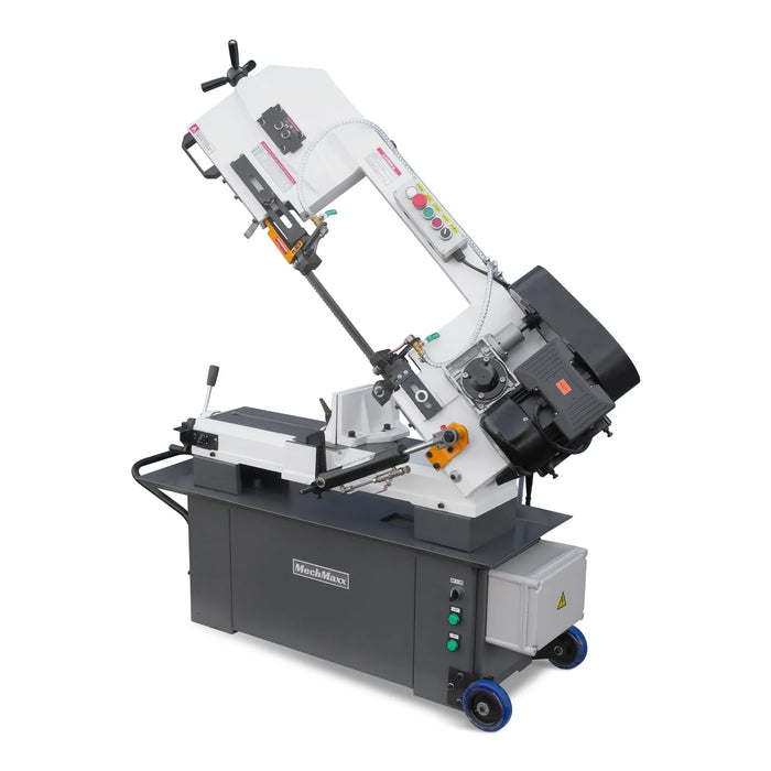 9 Inch Horizontal Metal Cutting Band Saw BS-912B, 4-Speed Adjustable, — lifestyle view