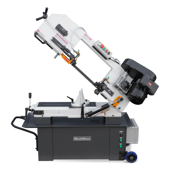9 Inch Horizontal Metal Cutting Band Saw BS-912B, 4-Speed Adjustable, — detail view