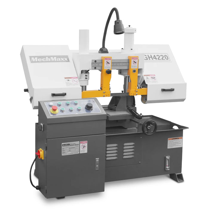 8 Inch 7-7/8" x 7-7/8" Capacity Double Column Horizontal Metal Cutting