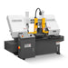 11" Double Column Horizontal Metal Cutting Band Saw, 3-Speed, Hydrauli — angle view