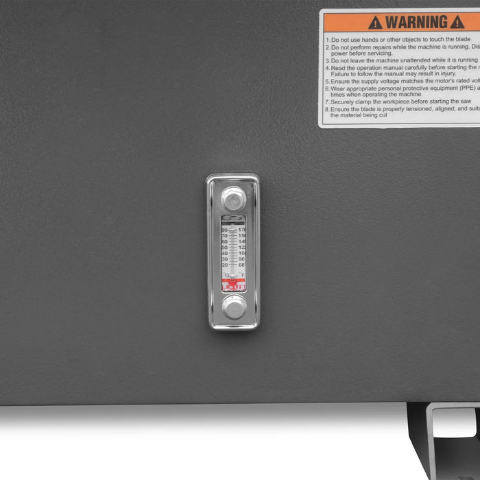 15.7" Industrial Horizontal Metal Cutting Band Saw, Hydraulic Feed, 3. — view 13