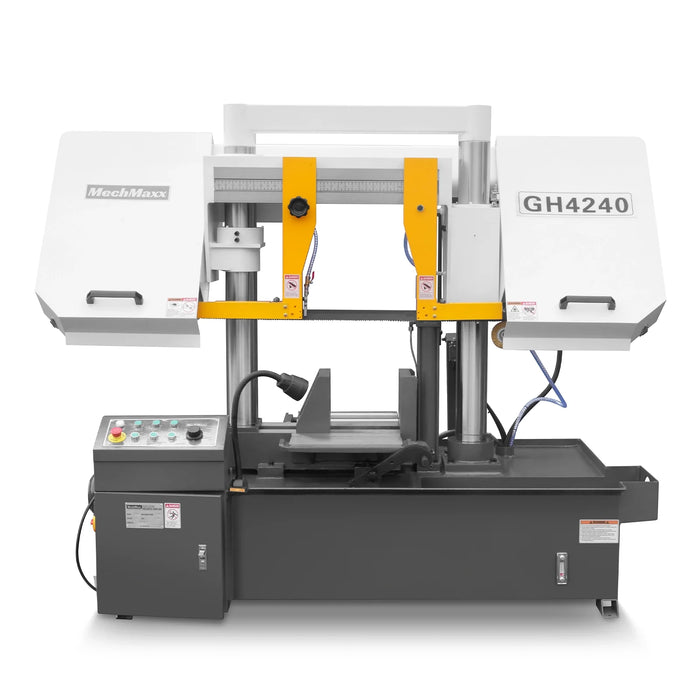 15.7" Industrial Horizontal Metal Cutting Band Saw, Hydraulic Feed, 3. — view 7