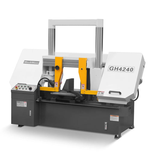 15.7" Industrial Horizontal Metal Cutting Band Saw, Hydraulic Feed, 3.