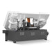 15.7" Industrial Horizontal Metal Cutting Band Saw, Hydraulic Feed, 3. — dimensions diagram