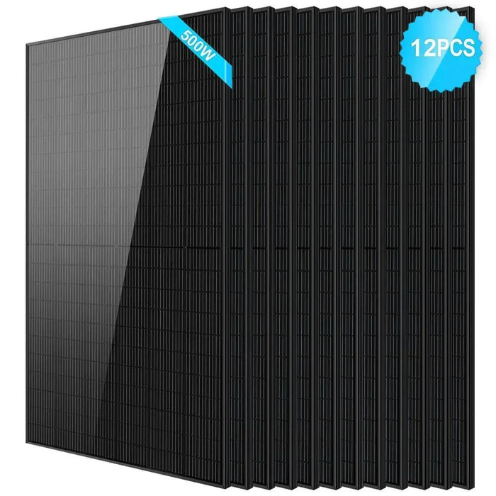Green Vista Living Sungold Power 500W Mono Black PERC Solar Panel - View 14