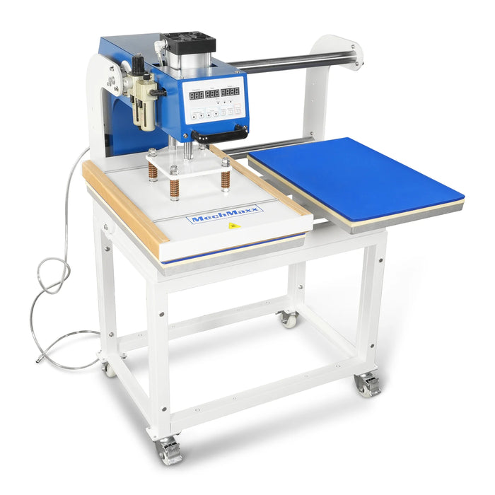 16x24 Inch Commercial Pneumatic Dual Platen Heat Press - Auto Lift Dig