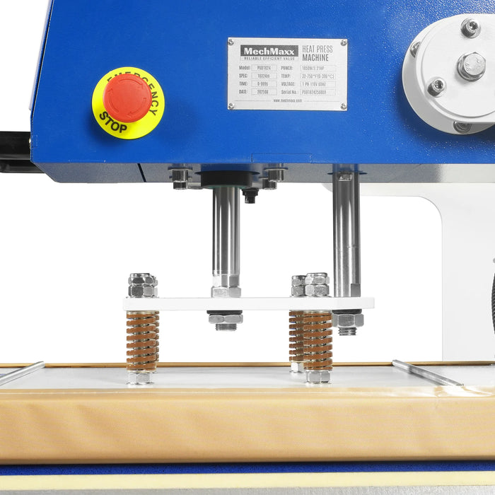 16x24 Inch Commercial Pneumatic Dual Platen Heat Press - Auto Lift Dig — view 22