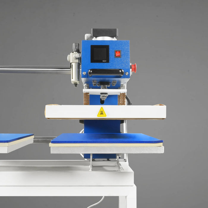16x24 Inch Commercial Pneumatic Dual Platen Heat Press - Auto Lift Dig — view 14