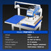 16x24 Inch Commercial Pneumatic Dual Platen Heat Press - Infrared Posi — detail view