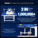 20x24 Inch (50x60cm) Commercial Pneumatic Dual Platen Heat Press Auto — dimensions diagram