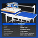24x32 Inch (60x80cm) Industrial Pneumatic Dual Platen Heat Press - Aut — detail view