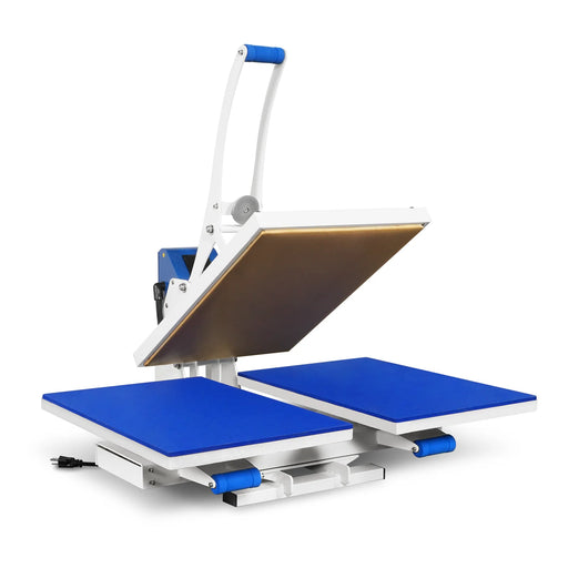 16"x24" Auto Open Dual Platen Heat Press Machine 110V 1.87HP 1400W -Se