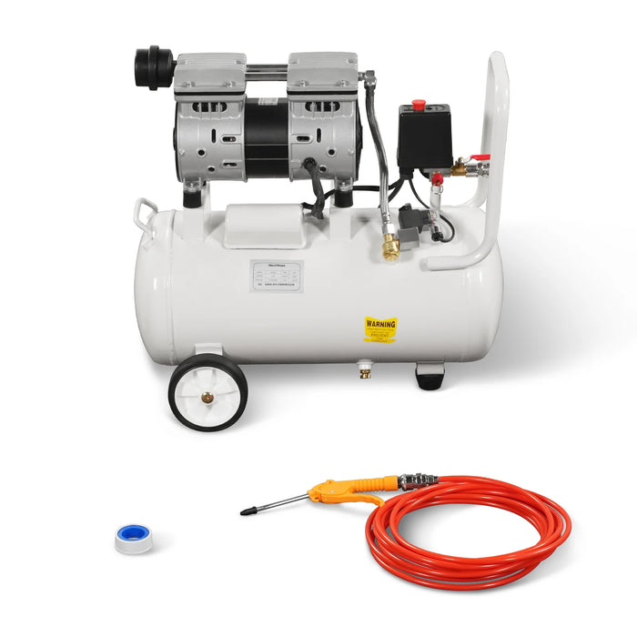 8 Gallon Air Compressor 600W 110V Oil-Free Quiet Electric Air Pump - 0 — view 15