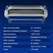 65" Wide Format Full-Auto Cold & Heat Assisted Pneumatic Laminator Machine with 4 Trimmers, Max Speed 40ft/min, 63" Max Width, 1.1" Max Thickness, Infrared Heating, Digital Control Pneumatic Roller Lifting (Requires Air Compressor, Not Included) 1700-B1