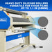 65" Wide Format Full-Auto Cold & Heat Assisted Pneumatic Laminator Machine with 4 Trimmers, Max Speed 40ft/min, 63" Max Width, 1.1" Max Thickness, Infrared Heating, Digital Control Pneumatic Roller Lifting (Requires Air Compressor, Not Included) 1700-B2