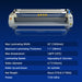 65" Wide Format Full-Auto Cold & Heat Assisted Pneumatic Laminator Machine with 4 Trimmers, Max Speed 40ft/min, 63" Max Width, 1.1" Max Thickness, Infrared Heating, Digital Control Pneumatic Roller Lifting (Requires Air Compressor, Not Included) 1700-B2