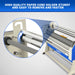 67" Wide Format Full - Auto Cold & Heat Assisted Pneumatic Laminator Machine (Model 1700 - A1) with 4 Trimmers, Max Speed 65.6 ft/min, 63" Max Width, 1.88" Max Thickness, Infrared Heating, Digital Control (Requires Air Compressor, Not Included)-1700-A1