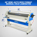 63" Wide Format Pneumatic Laminator Manual Cold Laminating Machine 60" Max Laminating Width,Pneumatic Roller Lift & Wear-Resistant Rubber Roller Portable Stand Included, 0.78" Max Thickness (Requires Air Compressor, Not Included) 1600-C1