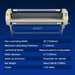 63" Wide Format Pneumatic Laminator Manual Cold Laminating Machine 60" Max Laminating Width,Pneumatic Roller Lift Portable Stand Included, 0.78" Max Thickness (Requires Air Compressor, Not Included) 1600-C3Pro