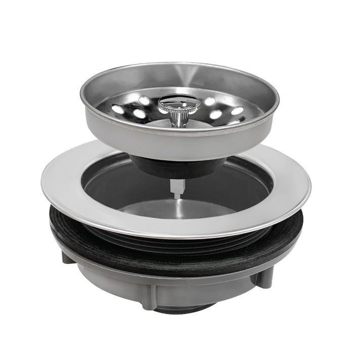 Utility-Sink.com Basket Strainer Chrome Finish - Main Product Image