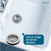 Utility-Sink.com Basket Strainer Chrome Finish - Detail View 2