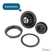 Utility-Sink.com Basket Strainer Mate Black Finish - Detail View 3
