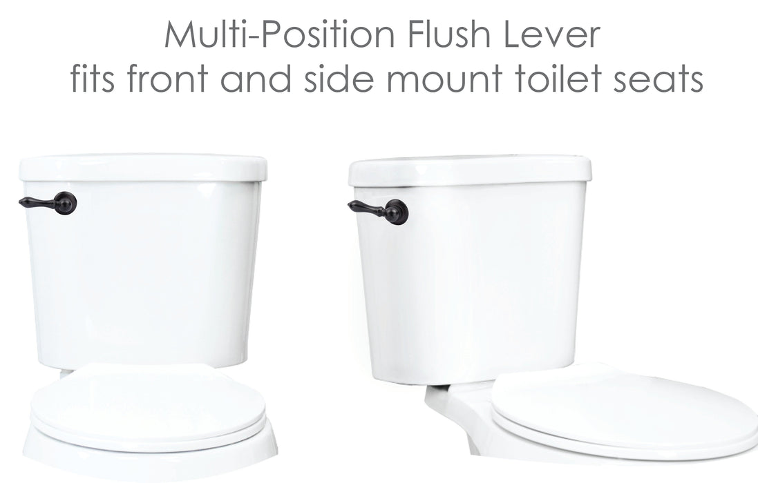 Utility Sink Universal Toilet Flush Replacement Handle (Oil-Rubbed Bronze Finish) Bathroom Fixture - Close-Up