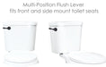 Utility Sink Universal Toilet Flush Replacement Handle (Oil-Rubbed Bronze Finish) Bathroom Fixture - Close-Up