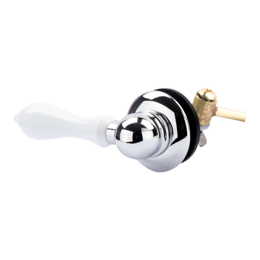 Utility Sink Universal Toilet Flush Replacement Handle (WhiteFinish) Bathroom Fixture
