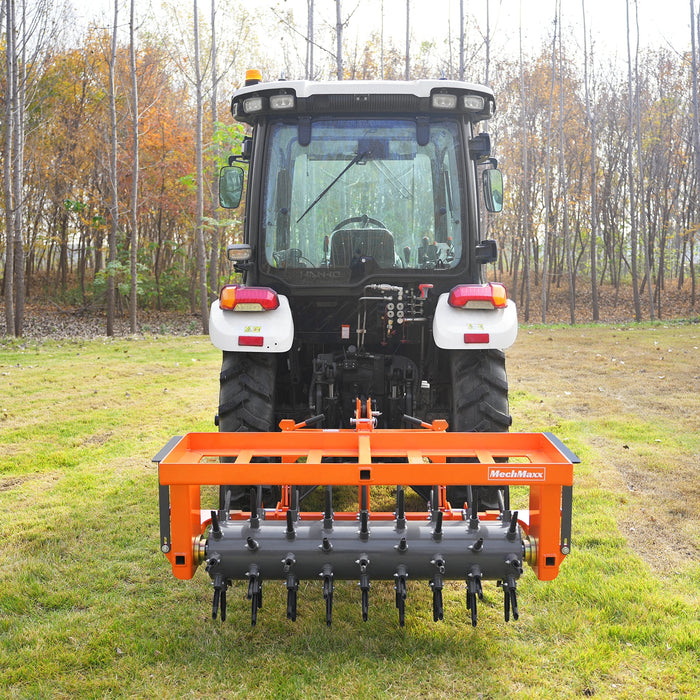 50" 3 Point Drum Filled Plug Aerator Fits Cat 1 And 2 Tractors,  DLA50