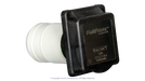 High quality photo of a Marinco 50A twist-lock power inlet, photographed by Current Connected