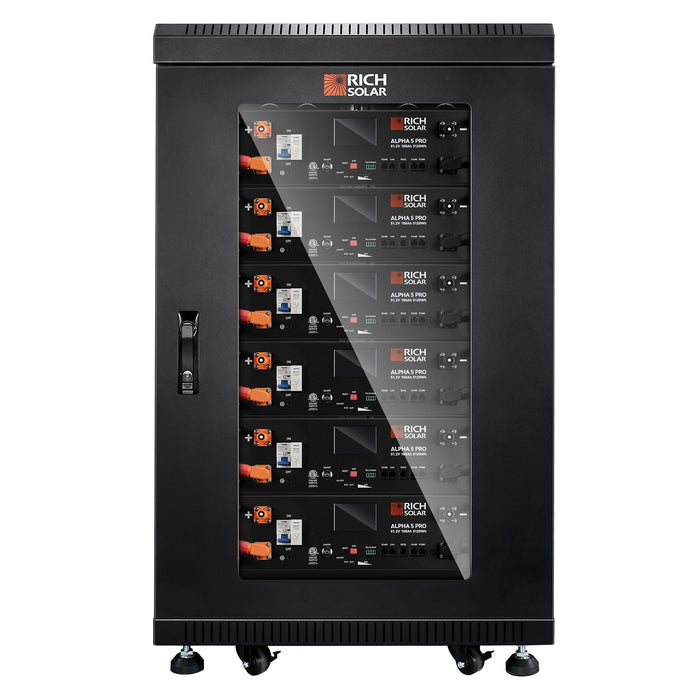 Green Vista Living Rich Solar ALPHA 5 PRO 51.2V 100Ah LiFePO4 Battery Premium 48V Server Rack... Power Station - View 23