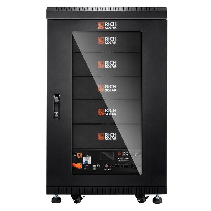 Green Vista Living Rich Solar ALPHA 5 PRO 51.2V 100Ah LiFePO4 Battery Premium 48V Server Rack... Power Station - View 20