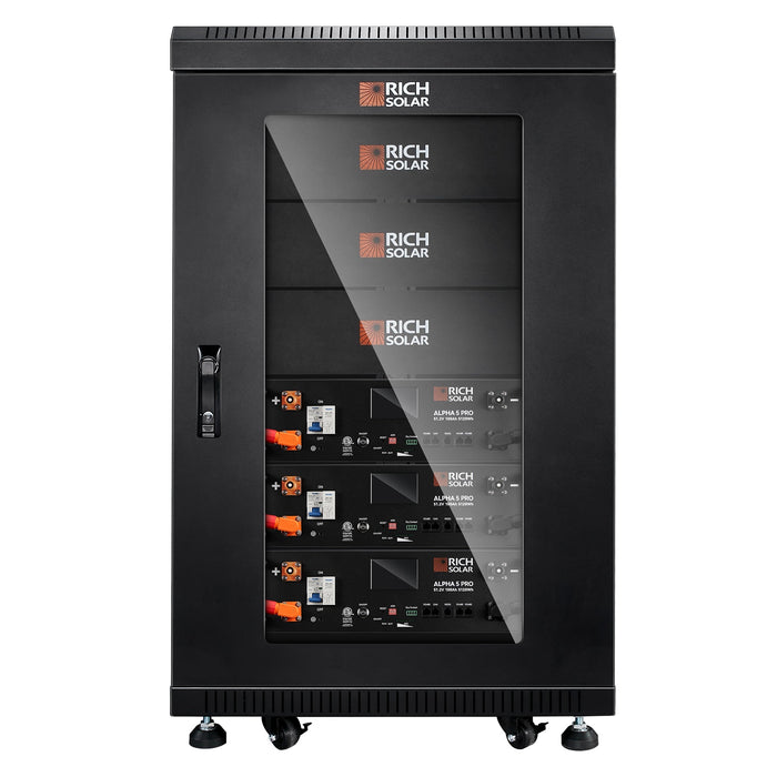 Green Vista Living Rich Solar ALPHA 5 PRO 51.2V 100Ah LiFePO4 Battery Premium 48V Server Rack... Power Station - View 21