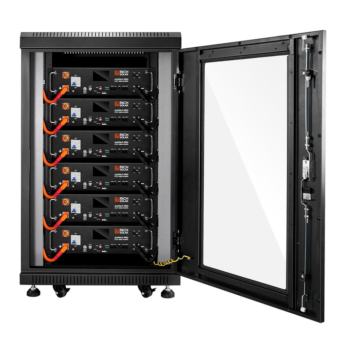 Green Vista Living Rich Solar ALPHA 5 PRO 51.2V 100Ah LiFePO4 Battery Premium 48V Server Rack... Power Station - View 24