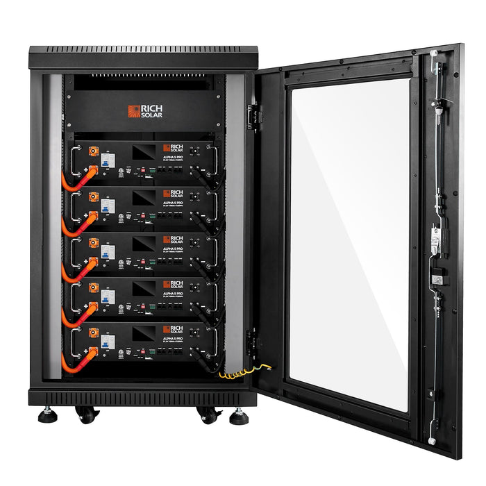 Green Vista Living Rich Solar ALPHA 5 PRO 51.2V 100Ah LiFePO4 Battery Premium 48V Server Rack... Power Station - View 25