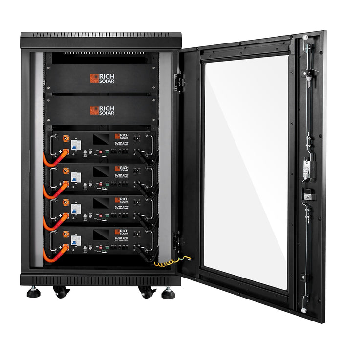 Green Vista Living Rich Solar ALPHA 5 PRO 51.2V 100Ah LiFePO4 Battery Premium 48V Server Rack... Power Station - View 26