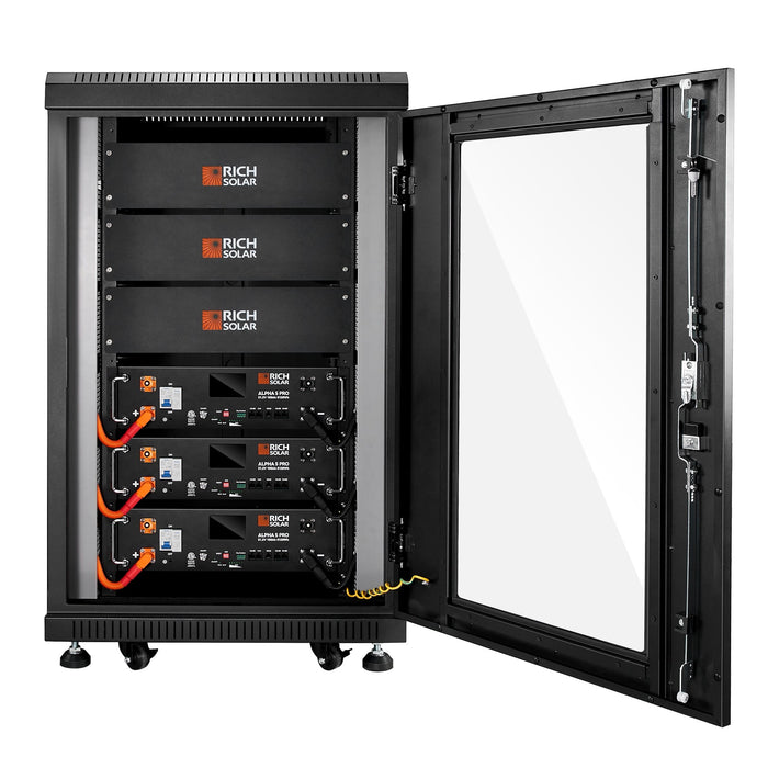 Green Vista Living Rich Solar ALPHA 5 PRO 51.2V 100Ah LiFePO4 Battery Premium 48V Server Rack... Power Station - View 27