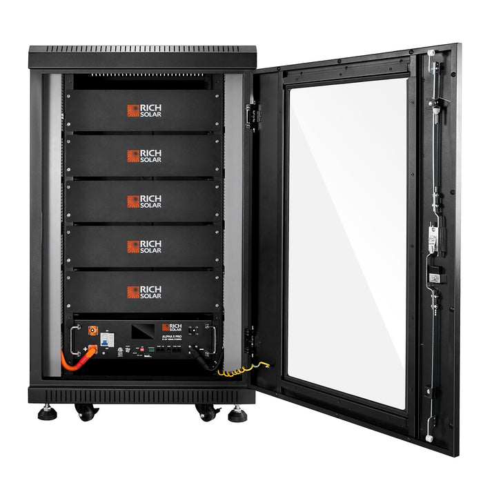Green Vista Living Rich Solar ALPHA 5 PRO 51.2V 100Ah LiFePO4 Battery Premium 48V Server Rack... Power Station - View 29