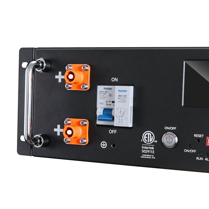 Green Vista Living Rich Solar ALPHA 5 PRO 51.2V 100Ah LiFePO4 Battery Premium 48V Server Rack... Power Station - View 9