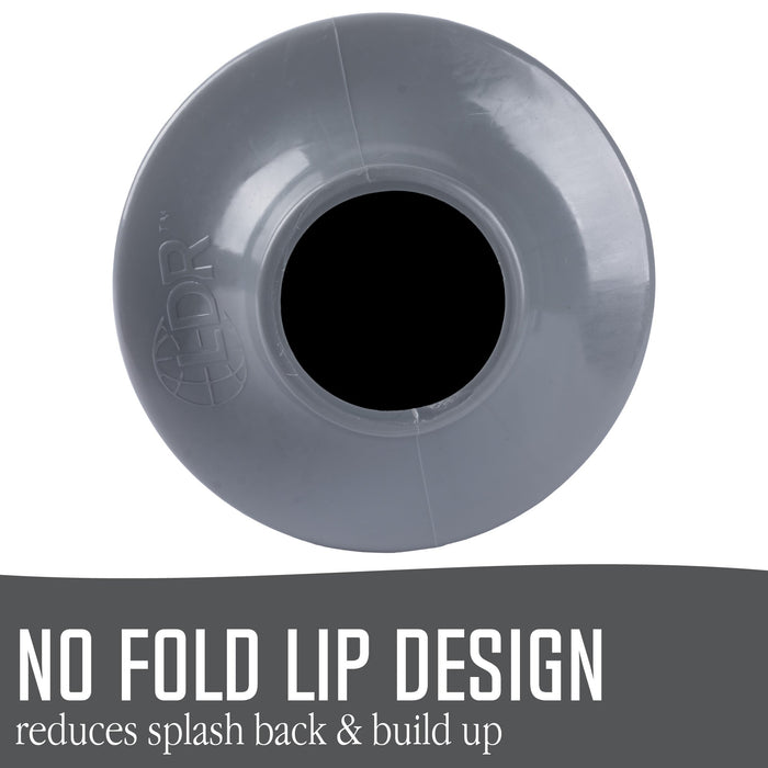 Utility-Sink.com Bellows Accordion Toilet Plunger (Grey) - Detail View 3