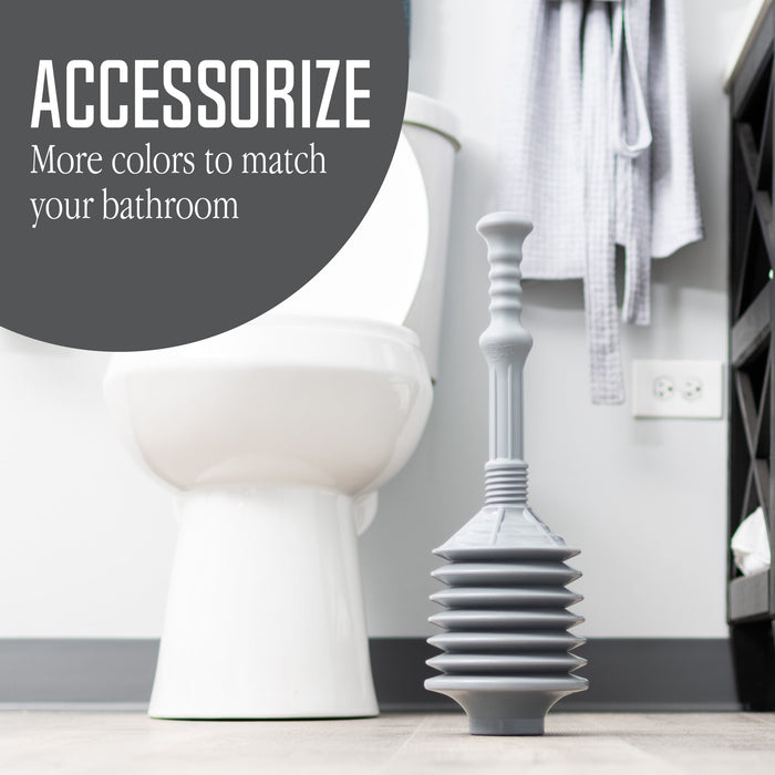 Utility-Sink.com Bellows Accordion Toilet Plunger (Grey) - Product Image 5