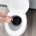 Utility-Sink.com Antimicrobial Bellows Accordion Toilet Plunger with Black Storage Tray (Black) - Detail View 3