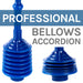 Utility-Sink.com Antimicrobial Bellows Accordion Toilet Plunger with Black Storage Tray (Blue) - Product Image 5
