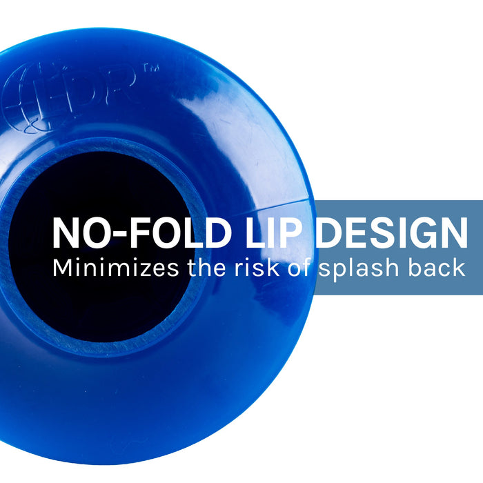 Utility-Sink.com Antimicrobial Bellows Accordion Toilet Plunger with Black Storage Tray (Blue) - Product Image 7