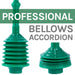 Utility-Sink.com Antimicrobial Bellows Accordion Toilet Plunger with Black Storage Tray (Green) - Product Image 5