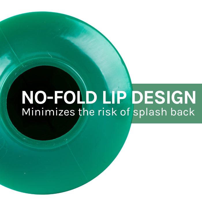 Utility-Sink.com Antimicrobial Bellows Accordion Toilet Plunger with Black Storage Tray (Green) - Product Image 7