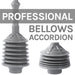 Utility-Sink.com Antimicrobial Bellows Accordion Toilet Plunger with Black Storage Tray (Grey) - Product Image 5