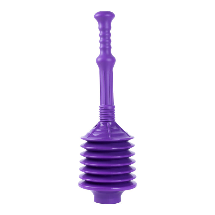 Utility-Sink.com Bellows Accordion Toilet Plunger (Purple) - Main Product Image